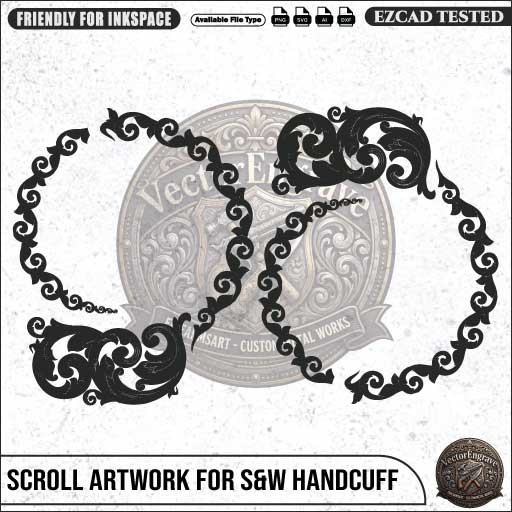 Vector Engraving Art For S&W Model M100-1